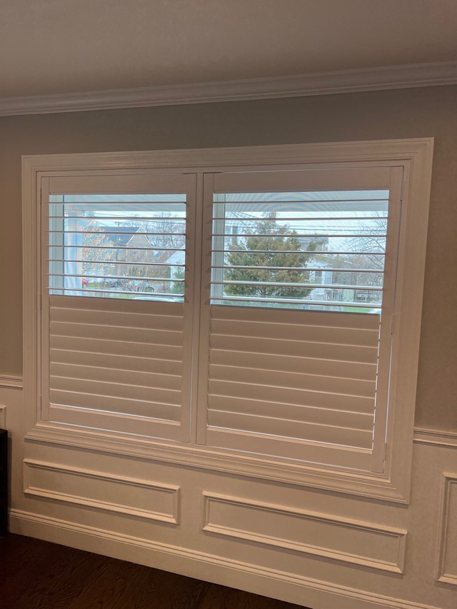 Hunter douglas faux wood interior shutters woodbridge nj