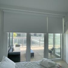 Hunter Douglas Custom Roller Shades with Fabric-Covered Cassette Valances in Asbury Park, NJ