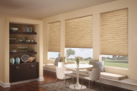 Pleated shades beige in Colts Neck, NJ